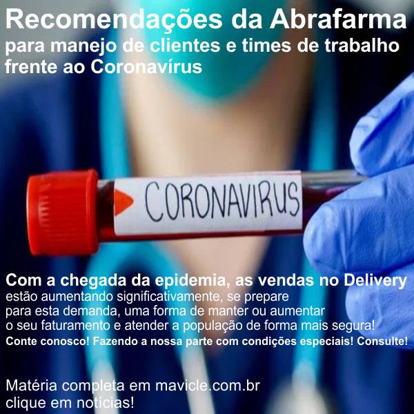 Recomendações da Abrafarma para manejo de clientes e times de trabalho frente ao Coronavírus