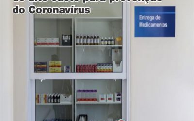 Saúde amplia entrega de remédios nas farmácias de alto custo para prevenção do Coronavírus